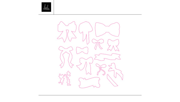 February 2025 Stamp Society - Bows Cut File, 1 of 1
