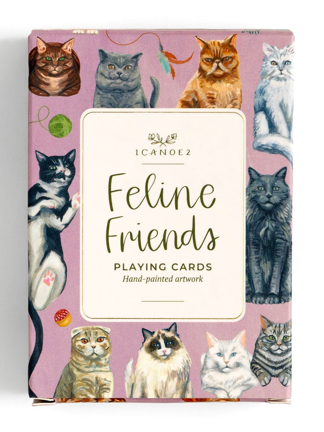 Feline Friends Cats Deck of Playing Cards, 3 of 3