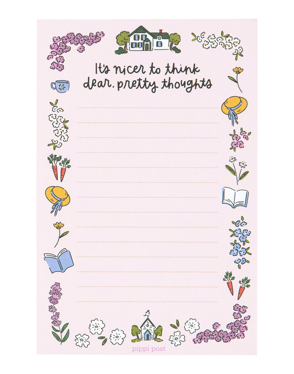 Dear Pretty Thoughts Anne of Green Gables 4×6 Notepad, 1 of 2