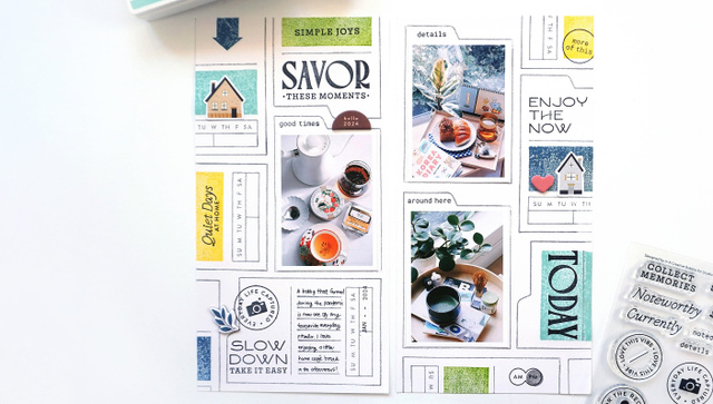 Stamp Set : 6×8 Savor The Moments, 7 of 7