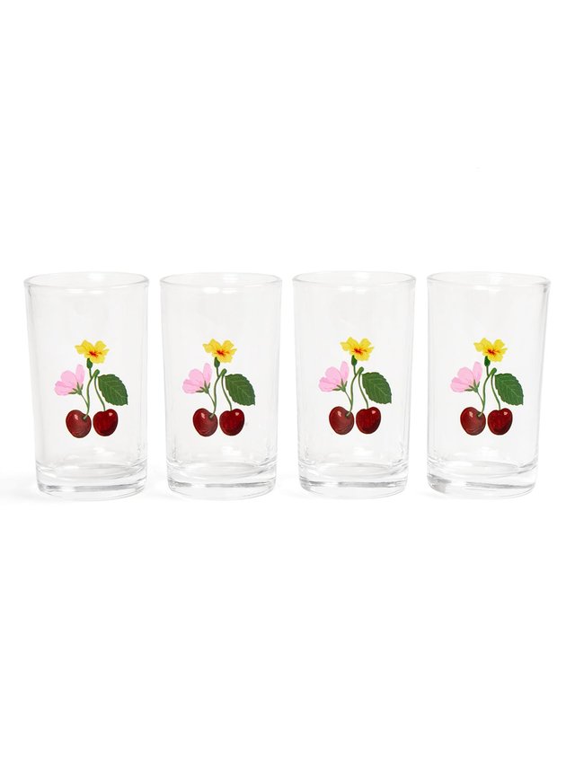 Cherry Grove Floral 6oz Mini Juice Glass Set, 4 of 6