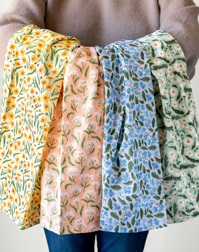 Roadside Blooms Floral Towel Set, 1 of 7