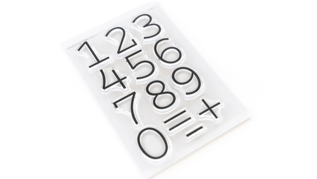 Numbers Are Awesome #19 4×6 Stamp Set, 2 of 2