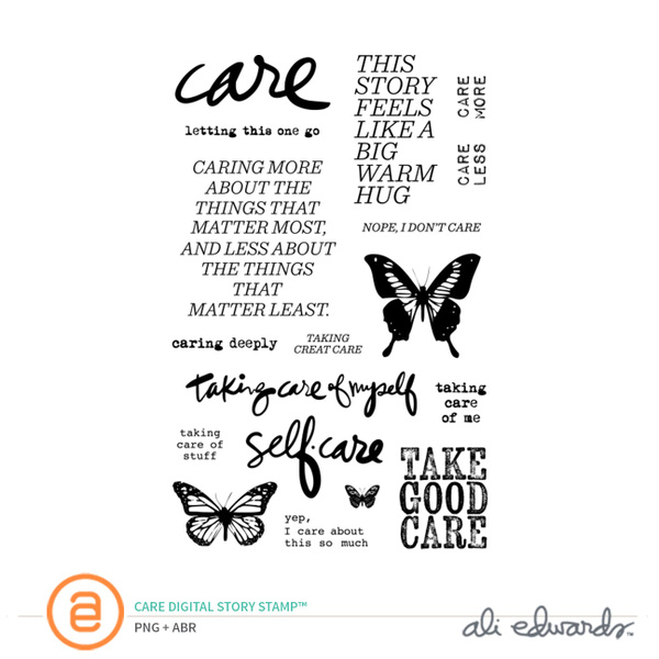 Care Digital Story Stamp™ , 1 of 1