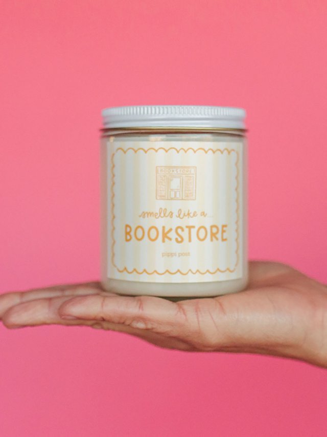 Smells Like a Bookstore Scented Soy Hand-Poured Candle, 4 of 5