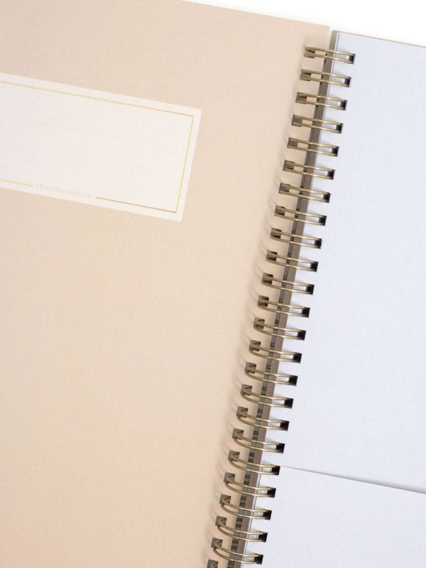 Dove Grey Bible Study Spiral Notebook, 2 of 13