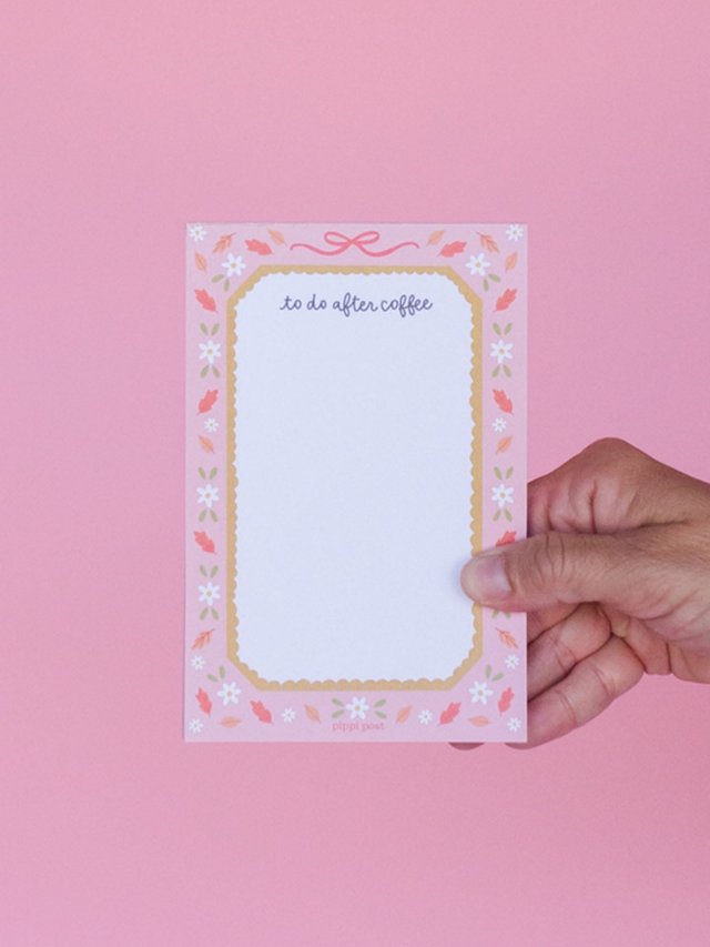 To Do After Coffee 4×6 Notepad, 3 of 5