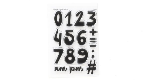 Numbers Are Awesome #22 4×6 Stamp Set, 1 of 2