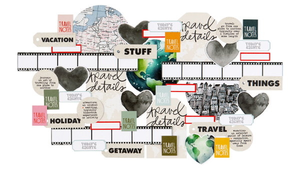 Travel Details Cardstock Die Cut Pack, 1 of 4