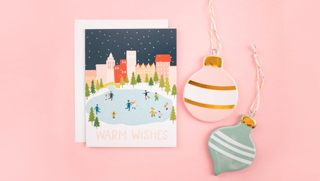 Warm Wishes Greeting Card, 2 of 2
