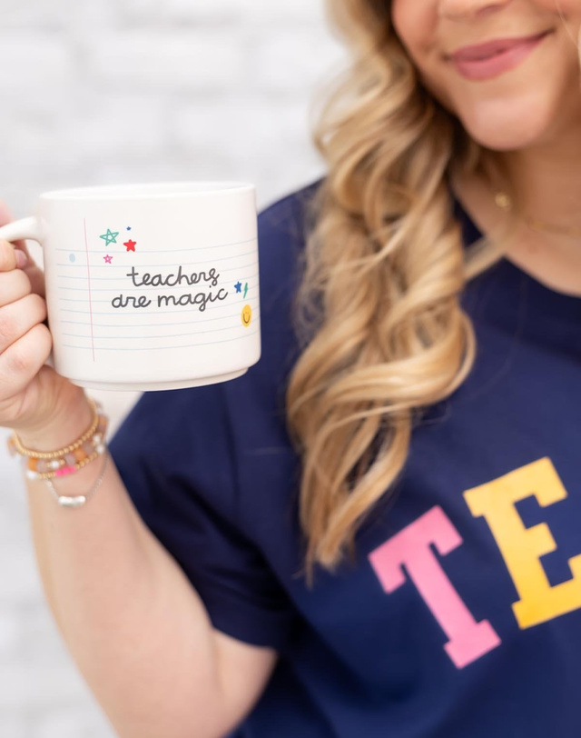 Teachers Are Magic Ceramic Mug - Cream, 3 of 4