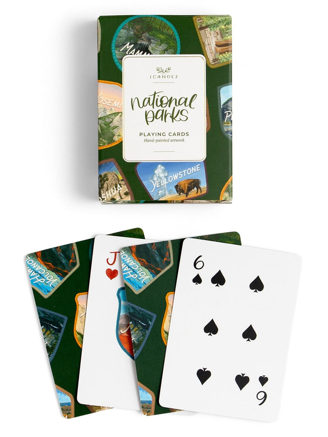 National Parks Badges Deck of Playing Cards, 1 of 3
