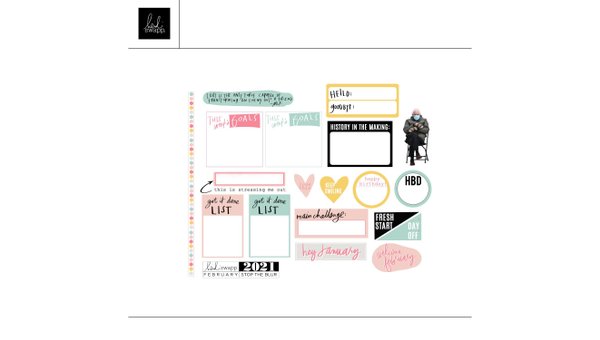Stop The Blur February 2021 Digital Printable, 1 of 1