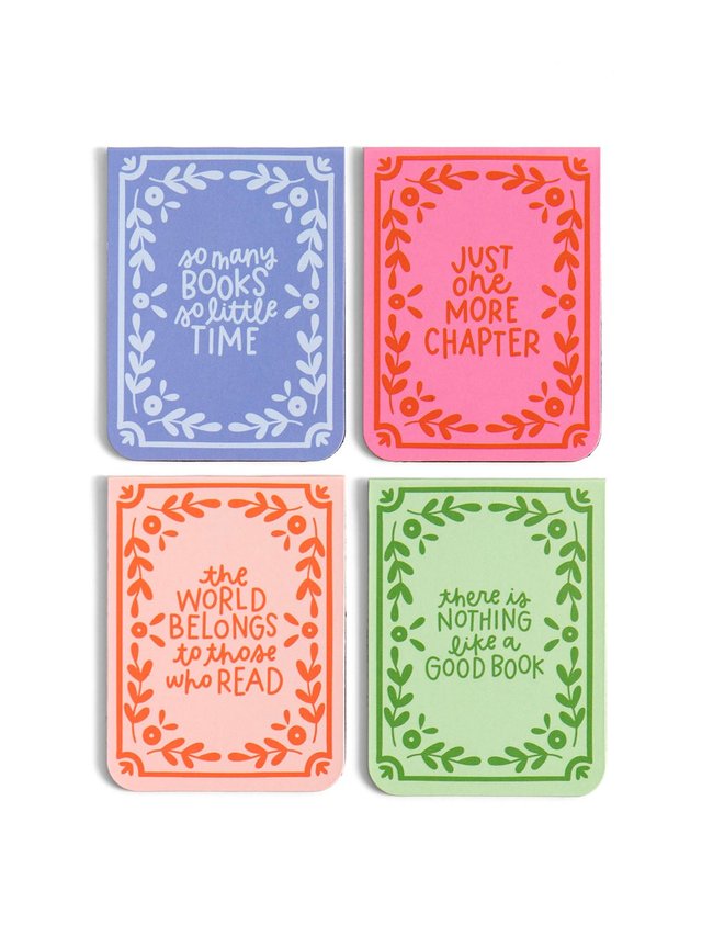 Book Lover Reading Quotes Magnetic Bookmarks Set of 4, 3 of 6