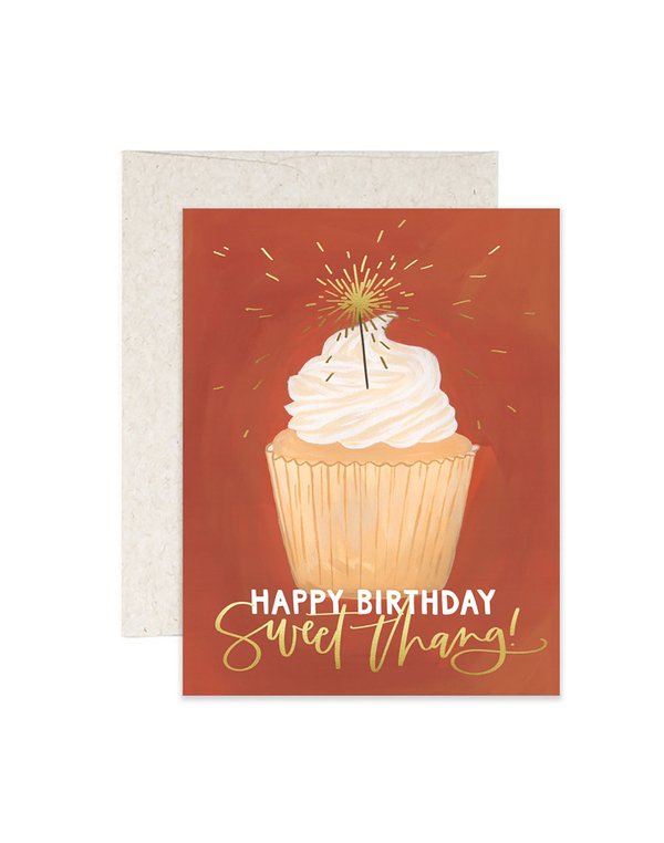 Cupcake Birthday Greeting Card, 1 of 1