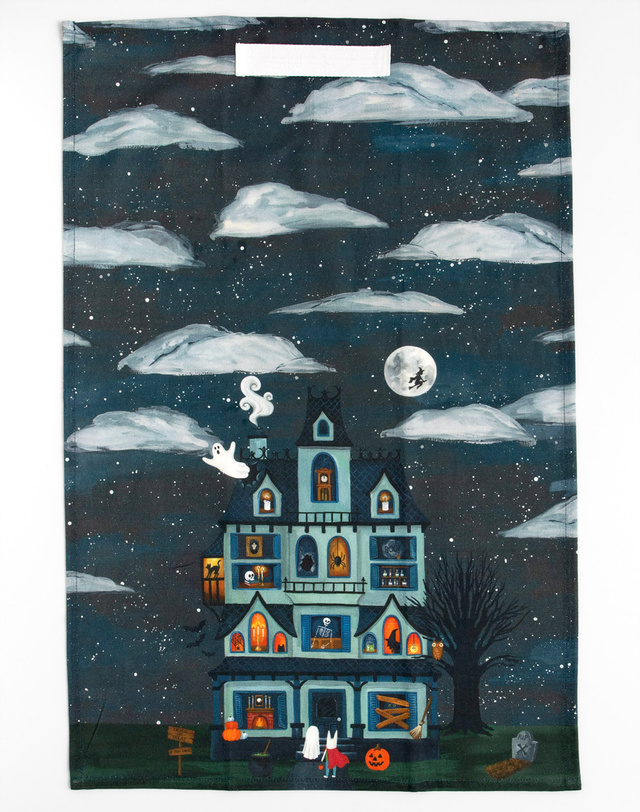 Haunted House Kitchen Towel, 3 of 3