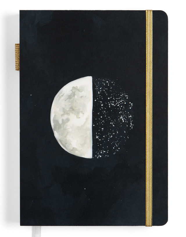 Speckled Moon Blank Lay Flat Journal, 5 of 6