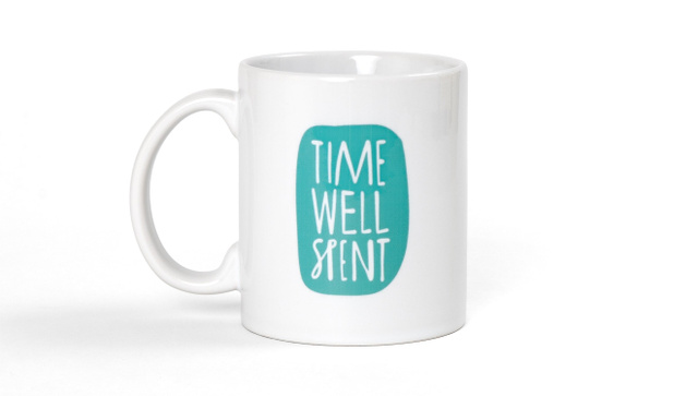 Time Well Spent Medium Ceramic Mug, 1 of 1