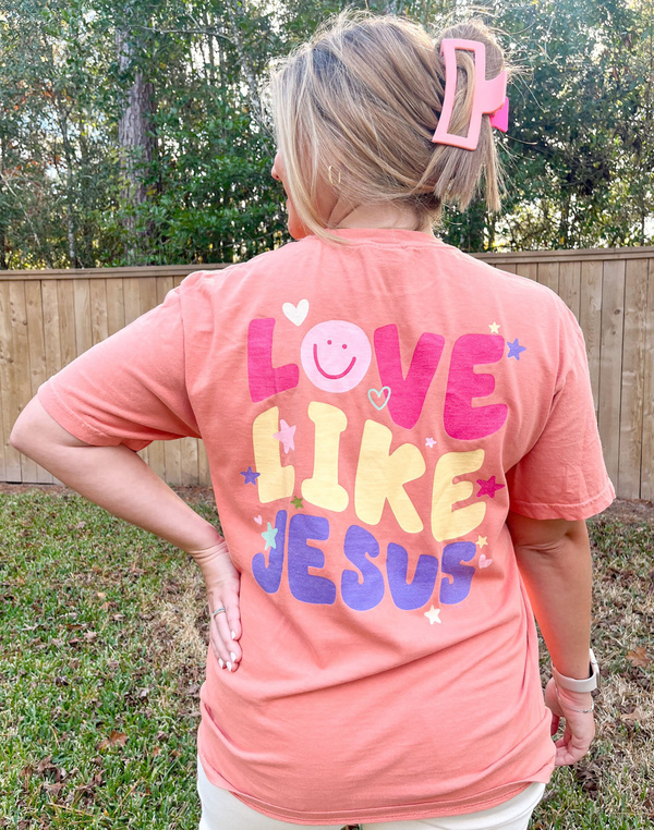 Love Like Jesus Tee - Terracotta, 1 of 4