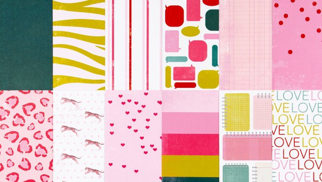 Dear Valentine 12×12 Paper Pack, 2 of 2