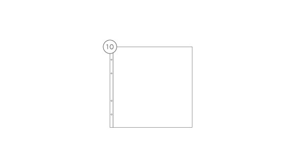 12×12 Full Sheet Page Protector (10 Pack), 1 of 1
