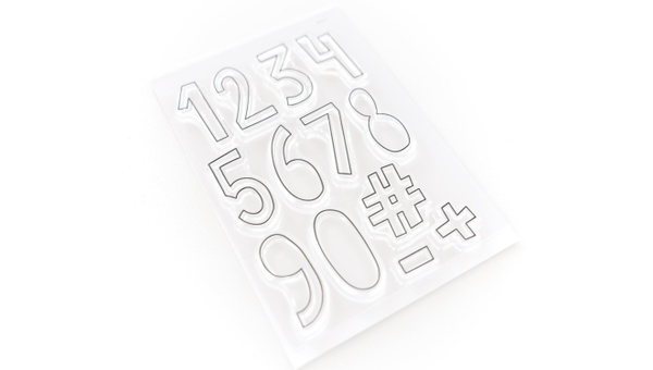 Numbers Are Awesome #10 4×6 Stamp Set, 2 of 2