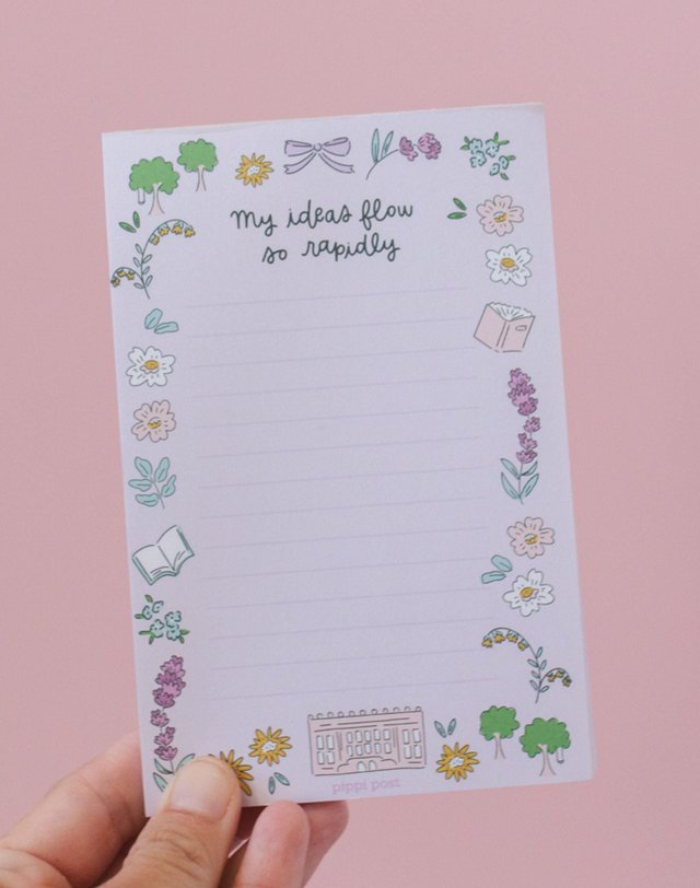 My Ideas Flow So Rapidly Pride and Prejudice 4×6 Notepad, 1 of 3