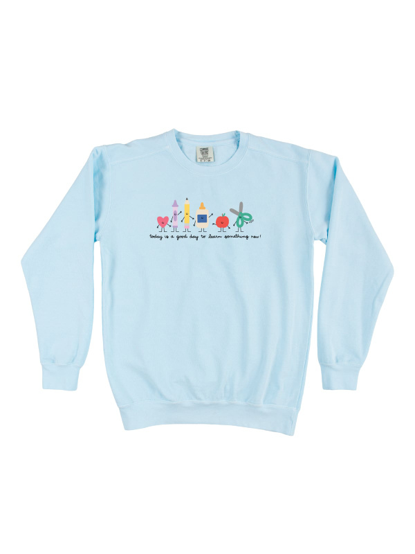 Good Day To Learn Sweatshirt - Chambray, 3 of 3