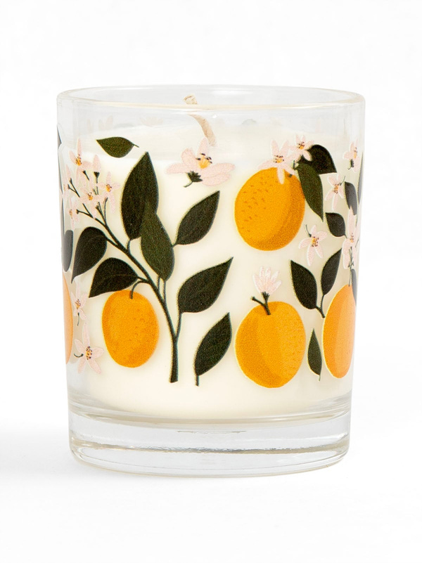 Orange Orchard Scented Soy Hand-Poured Candle, 3 of 5