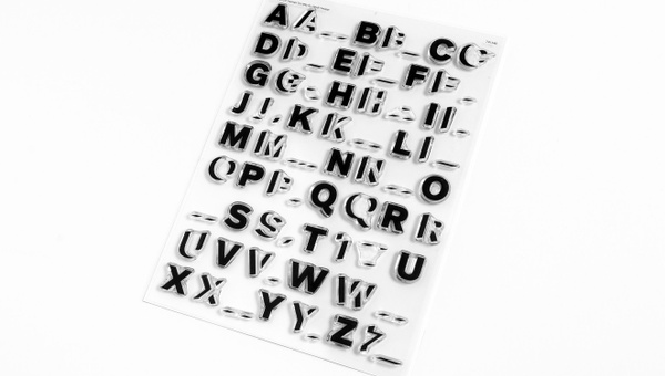 Stamp Set : 6×8 Alpha Builder, 2 of 4