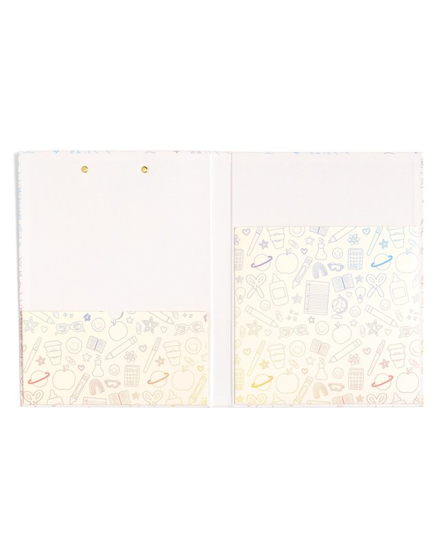 Classroom Icons Clipfolio with Lined Notepad, 3 of 8