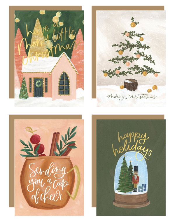 Christmas Cottage Specialty Greeting Card Box Set, 6 of 6