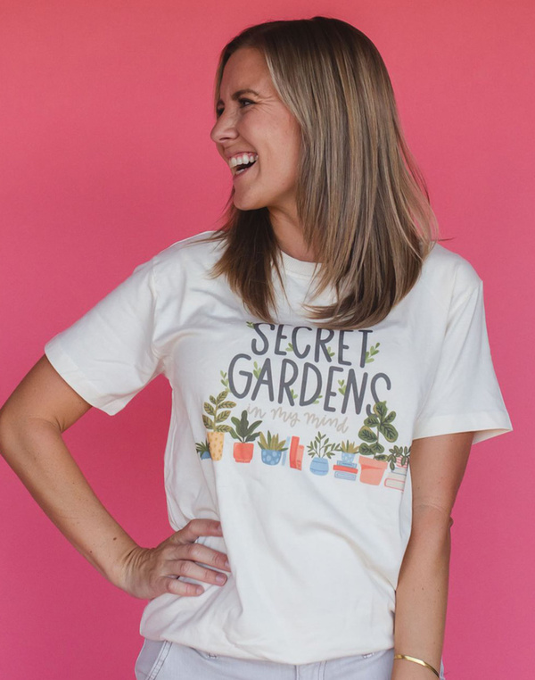 Secret Gardens Tee - Ivory, 2 of 3