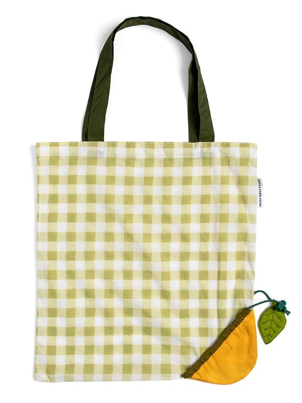 Orange Foldable Market Tote Bag, 1 of 3