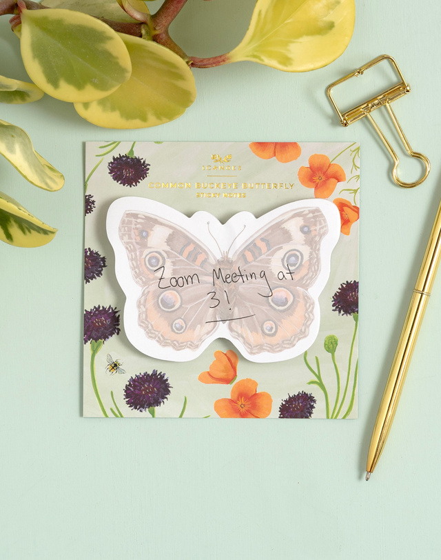 Common Buckeye Butterfly Sticky Notes, 2 of 3