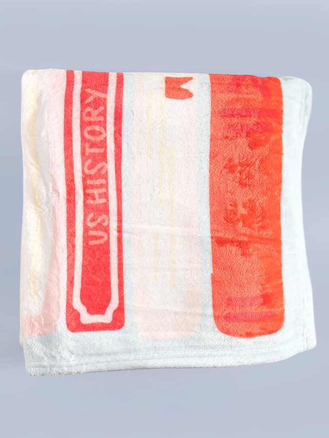 USA American Flag Books Fleece Throw Blanket, 6 of 8