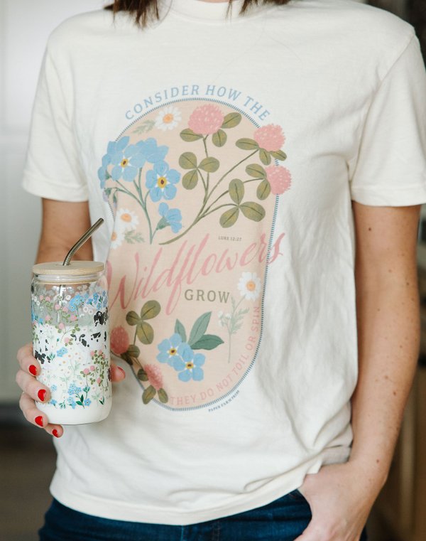 Wildflower Faith Tee - Ivory, 2 of 4