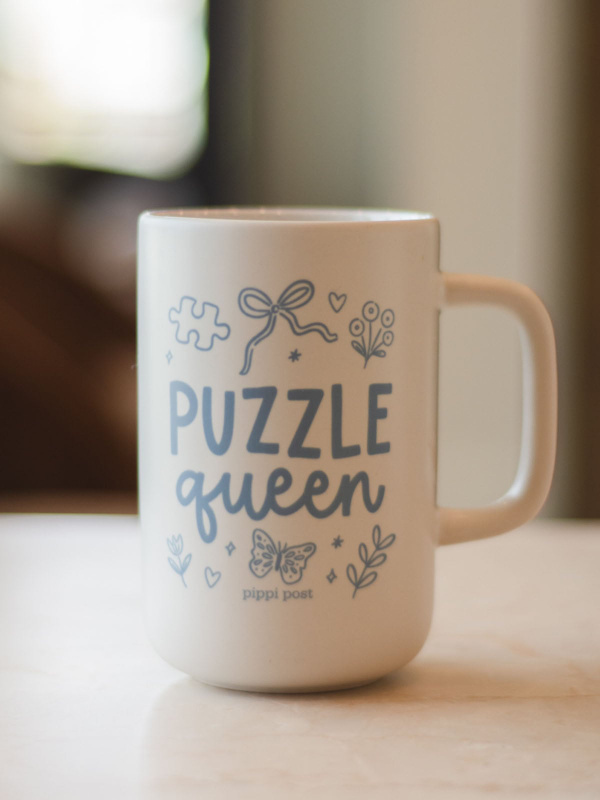 Puzzle Queen Tall Ceramic Coffee Mug, 3 of 4