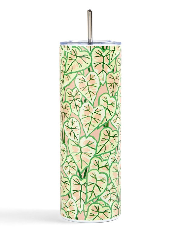 Marie Moir Leaves 20oz Stainless Steel Skinny Tumbler, 2 of 3