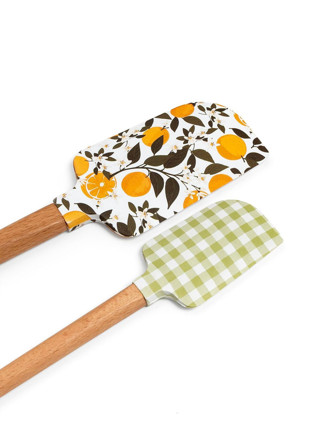 Orange Orchard Silicone Kitchen Spatulas - Set of 2, 5 of 9