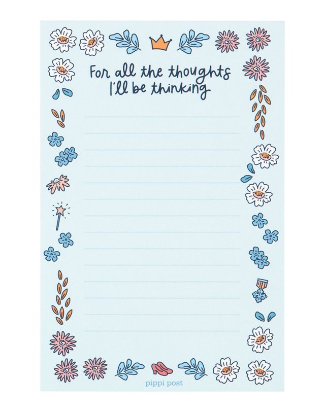Thoughts I'll Be Thinking Wizard of Oz 4×6 Notepad, 3 of 4