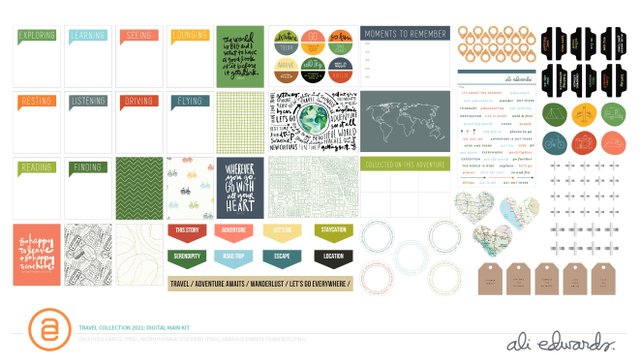 Travel Collection 2021 Digital Main Kit, 1 of 1