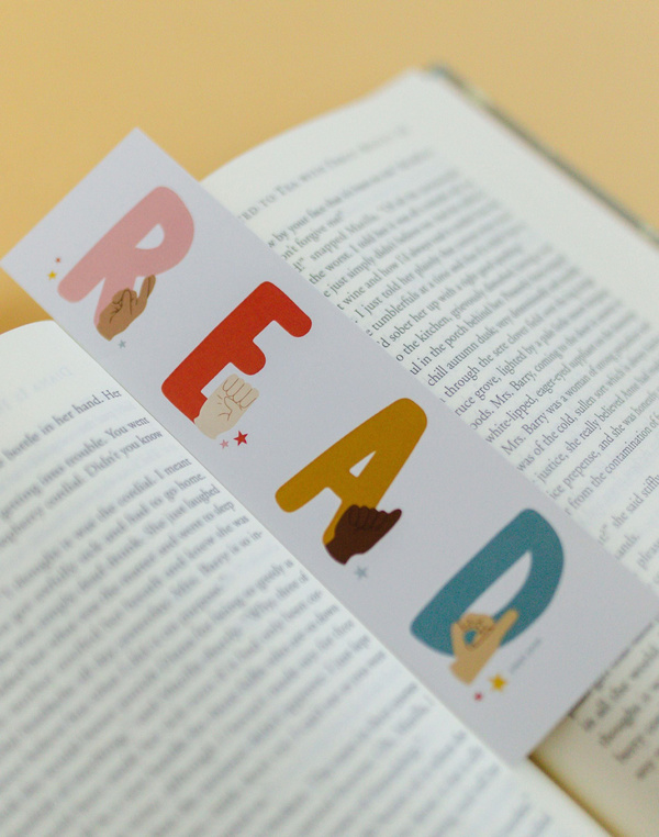 Sign Language Bookmark Set, 5 of 6