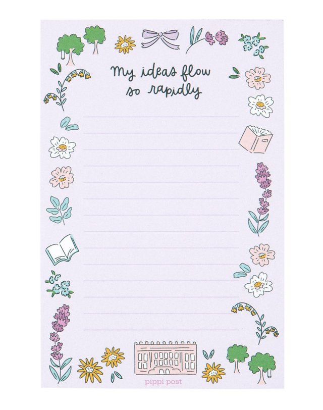 My Ideas Flow So Rapidly Pride and Prejudice 4×6 Notepad, 2 of 3