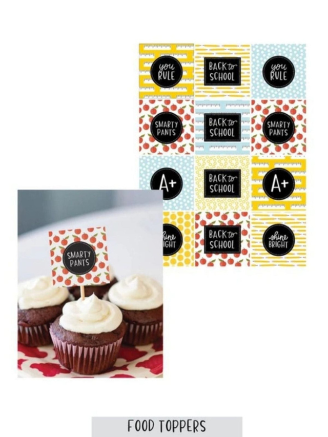 Back To School Digital - Printable Party Pack	, 5 of 6