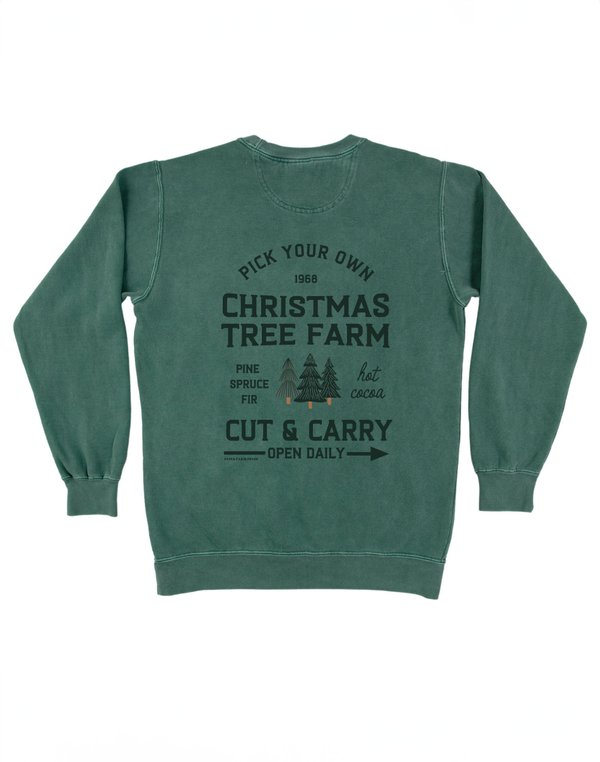 Christmas Tree Farm Sweatshirt - Blue Spruce , 3 of 4