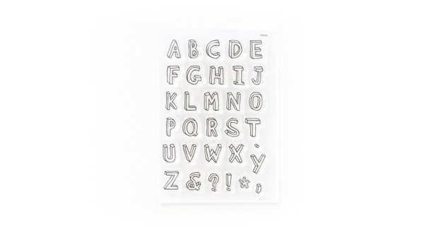 Travel 2025 Alphabet 4×6 Stamp Set , 1 of 2