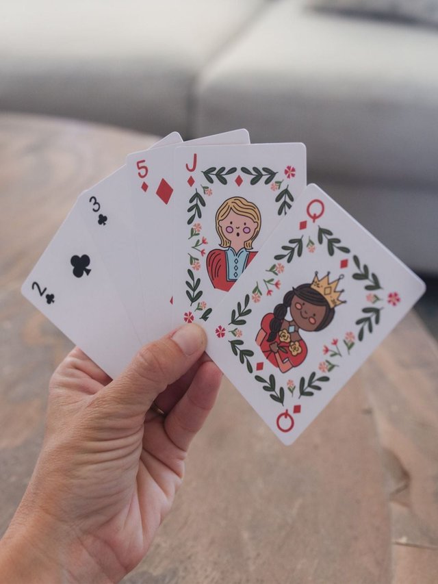 Ballet Florals & Bows - Deck of Playing Cards, 2 of 6