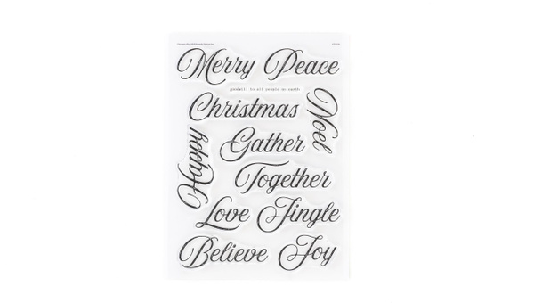 Merry Christmas 6×8 Stamp Set, 1 of 4