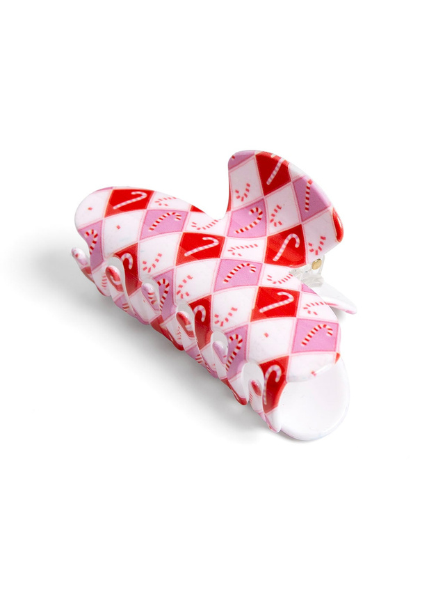 Candy Canes Christmas Claw Hair Clip, 3 of 5